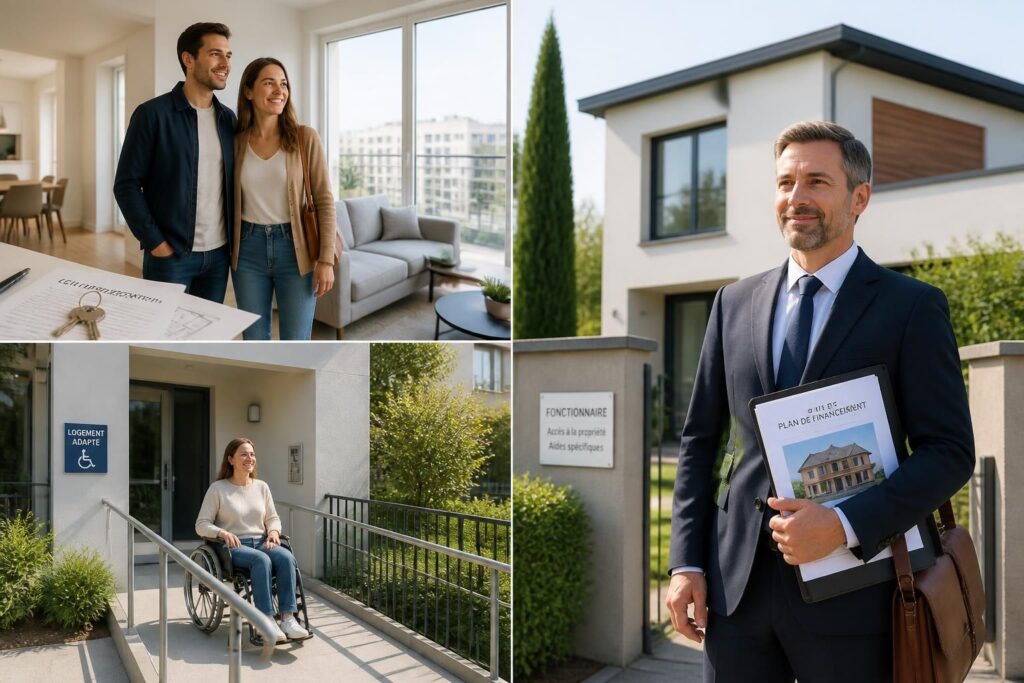 découvrez les dispositifs d'aide à l'achat immobilier spécialement conçus pour les primo-accédants, fonctionnaires et personnes handicapées pour faciliter votre projet immobilier.