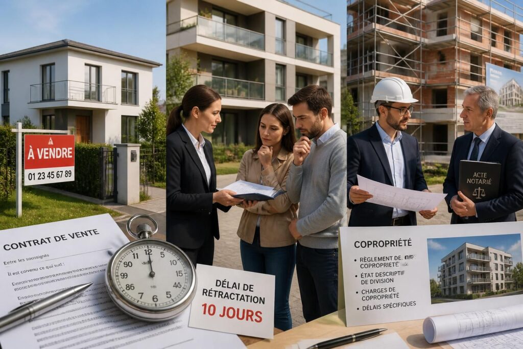 découvrez les règles du délai de rétractation lors d'un achat immobilier, adaptées selon le type de bien et la situation juridique pour sécuriser votre transaction.