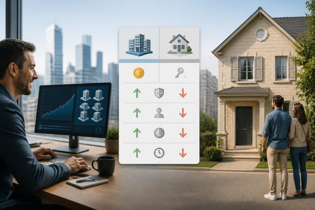 découvrez les avantages de l'investissement locatif via les scpi et comparez-les avec l'immobilier direct pour faire le meilleur choix financier.